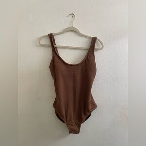 Kona Sol Womens Beach Pucker Square Neck One Piece Swimsuit